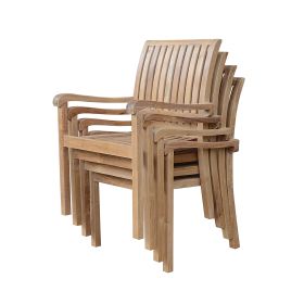 Aspen Stackable Armchair (Fully Built & 4 pcs in a box)