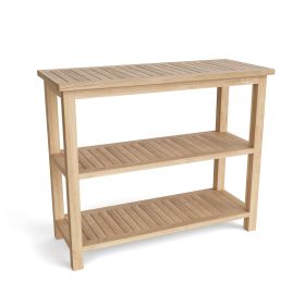 Towel Console w/ 2 Shelves Table