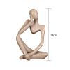 Nordic Abstract Thinker Statue Home Crafts Small Ornaments Resin Sculpture Statue Figurine Interior Office Home Modern Art Decor - Type A1 - China