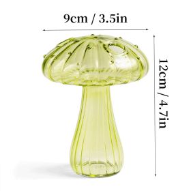 7 Style Mushroom Glass Vase Creative Hydroponics Vases Aromatherapy Bottle Desktop Crafts Ornament Living Room Home Office Decor - HGA0012459-A - CN