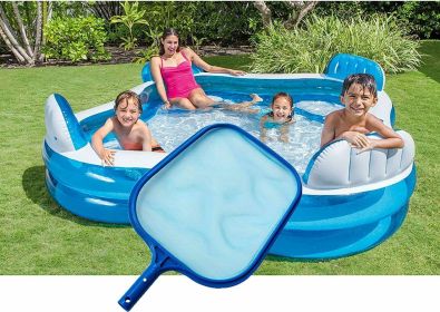 Pool Leaf Skimmer Rake Net Hot Tub Spa Cleaning Leaves Mesh Clean Tools - Leaf RakeNet