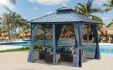 Luxembourg Gazebo (Powder Coated) - 10*12FT