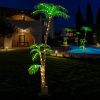 Solar Palm Glow: 7FT Patio Decor - PALM TREE