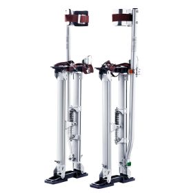 VEVOR Drywall Stilts Aluminum Tool Stilts 24''-40'' Adjustable Painting Silver - Default