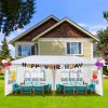 10'X20' Outdoor Party Tent with 4 Removable Sidewalls; Waterproof Canopy Patio Wedding Gazebo; White(Same as this CIN:D0102HGAIAG) - as picture