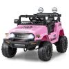 12V 7Ah Licensed Toyota FJ Cruiser Electric Car with Remote Control - Pink