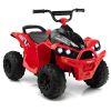 12V Kids Ride On ATV with High/Low Speed and Comfortable Seat - Red