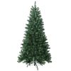 7ft PVC Hinged Green Tree Environmentally Friendly Fireproof Artificial Christmas Tree - Green