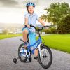 18 Inch Kids Bike with Kickstand and Coaster Brake for 4-8 Years Old - Blue