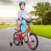 18 Inch Kids Bike with Kickstand and Coaster Brake for 4-8 Years Old - Red