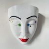 1pc Face Planter Pot Head Planter, Resin Wall Mounted Planter Face Pot Face Flowers Pots For Indoor Outdoor Plants Wall Decors - White Face Flower