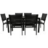 U-Style High-quality Steel Outdoor Table and Chair Set, Suitable for Patio, Balcony, Backyard. - as Pic