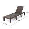 JAMAICA CHAISE LOUNGE WITHOUT CUSHION - as Pic