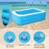 103x69x24in Inflatable Swimming Pools Family Swim Play Center Pool Blow up Kiddie Pool - Blue