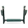 Outdoor 2-in-1 Garden Stool and Kneeler;  Garden Bench with Tool Bags;  Kneeling Pad;  Gift for Parent;  Portable;  Green - Green