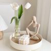 Nordic Abstract Thinker Statue Home Crafts Small Ornaments Resin Sculpture Statue Figurine Interior Office Home Modern Art Decor - Type A1 - China