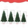 7ft PVC Hinged Green Tree Environmentally Friendly Fireproof Artificial Christmas Tree - Green