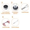 10pcs Garden Outdoor Stainless Steel LED Solar Landscape Path Lights Yard Lamp  - 10