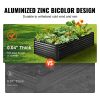 VEVOR Galvanized Raised Garden Bed Planter Box 94.5x47.2x23.6" Flower Vegetable - Default