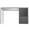 8610C Louver Pergola 10x13FT Aluminum Frame & Louvers with 2 Louvered Aluminium Sides - as Pic