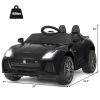 12V Jaguar F-Type SVR Licensed Kids Ride On Car1 - Black