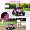 12V 7Ah Licensed Toyota FJ Cruiser Electric Car with Remote Control - Pink