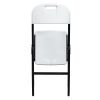 4pcs 47*54*84cm Garden Plastic Folding Chair White - White