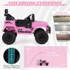 12V 7Ah Licensed Toyota FJ Cruiser Electric Car with Remote Control - Pink