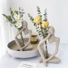 Nordic Abstract Thinker Statue Home Crafts Small Ornaments Resin Sculpture Statue Figurine Interior Office Home Modern Art Decor - Type A2 - China