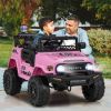 12V 7Ah Licensed Toyota FJ Cruiser Electric Car with Remote Control - Pink