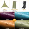 9.84ft Shade Sail Patio Cover Shade Canopy Camping Sail Awning Sail Sunscreen Shelter Triangle Cover - Purple