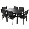 U-Style High-quality Steel Outdoor Table and Chair Set, Suitable for Patio, Balcony, Backyard. - as Pic