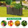 Raised Garden Bed Plant Growth Box with Self-watering System for Garden Patio Balcony Elevated Planter Box for Flowers Vegetables Herbs - 30_30_35cm