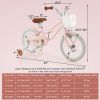 12" Kids Bike with Training Wheels for Boys Girls Ages 3-8 Years - Pink