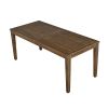 [Not allowed to sell to Wayfair] Acacia Wood Outdoor Dining Table And Chairs Suitable For Patio; Balcony Or Backyard - Burly Wood