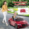 12V Battery Powered Licensed Bentley Bacalar Kids Ride-on Racer Car - Red