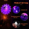 Halloween Lights Decorations , Waterproof Fairy Halloween Lights Outdoor, Indoor Halloween Decorations for Party Yard Room Decorations - purple