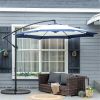 Outdoor beach umbrella /Cantilever Umbrella (Swiship-Ship)(Prohibited by WalMart) - as picture