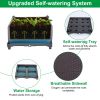 Raised Garden Bed Plant Growth Box with Self-watering System for Garden Patio Balcony Elevated Planter Box for Flowers Vegetables Herbs - 30_30_35cm