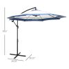 Outdoor beach umbrella /Cantilever Umbrella (Swiship-Ship)(Prohibited by WalMart) - as picture