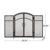 FOLDING SCREEN WITH DOORS AND 4 PCS TOOL SETS - as Pic