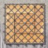 (Set of 10) Hanalei Eucalyptus Interlocking Wooden Decktile in Honey - as Pic