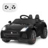 12V Jaguar F-Type SVR Licensed Kids Ride On Car1 - Black