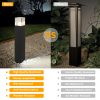 Inowel Landscape Path Lights with E26 Bulb Base(Bulb not Included) Modern Pathway Light Driveway Lights Wired 12226 - Black - 19.7in