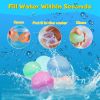 12Pcs Reusable Water Balloons Refillable Silicone Water Bombs for Water Games Water Balls for Summer Fun - Random Delivery