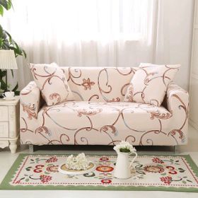 Printed Sofa Cushion Sofa Cover Sofa Cover (Option: P-1 seater)